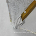 Gold Metallic Damask Spandex Banquete Slip -Slip fundas para bodas Housse de Chaise